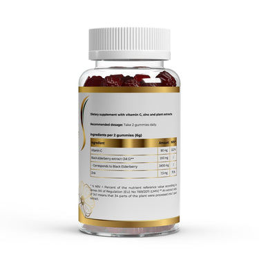 Elderberry + Vitamin C + Zink Gummies - Krypton Energy Labs